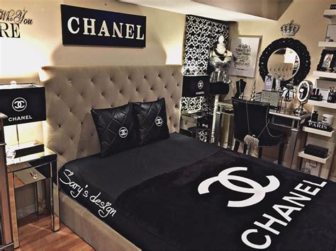 chanel bedroom decorations|Chanel inspired bedroom.